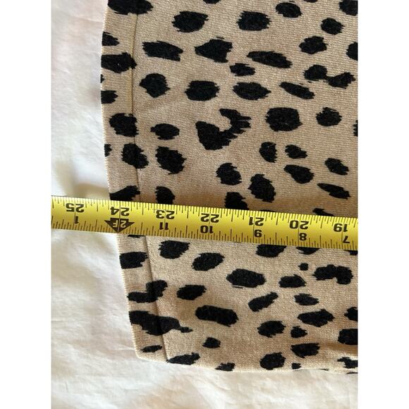 Chico's Womens Lightweight Sweater Animal Print Leopard Long Sleeve Size 1P MP - Picture 9 of 12